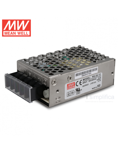 Fuente alimentación 12V Meanwell - RS-25-12
