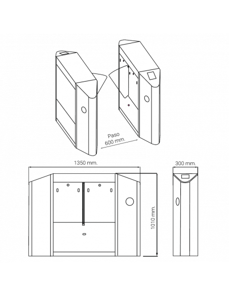 Torno de paso para Personas de un canal