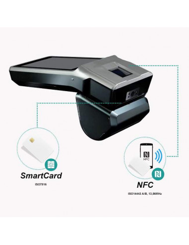 Terminal biométrico portátil