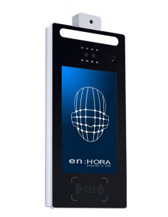 Terminal facial control de presencia - acceso, detección de temperatura y mascarilla - WIFI