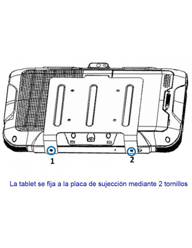 Tablet biométrica portátil y de fijación a pared FAP20