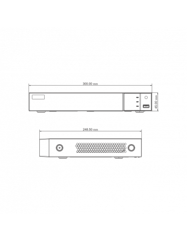 Grabador NVR 4K basado en inteligencia artificial