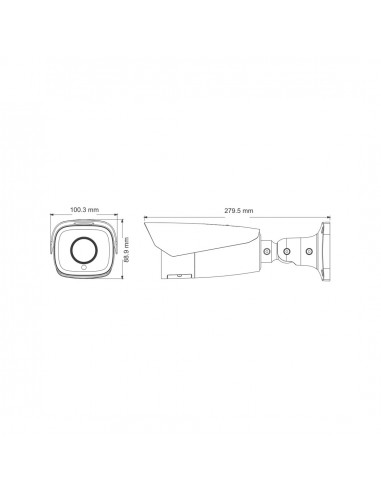 Cámara con reconocimiento de matrículas ALL in ONE