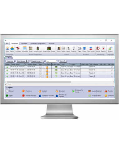 Torno T Ready  QR y NFC + Software de gestión + Componentes preconfigurados y cableado interior