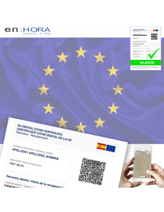 Certificado vacunación Covid - Control Horario módulo en:HORA PASS