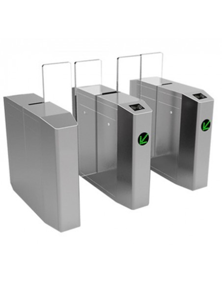 Portillo-pasillo motorizado de panel deslizante - 2 laterales