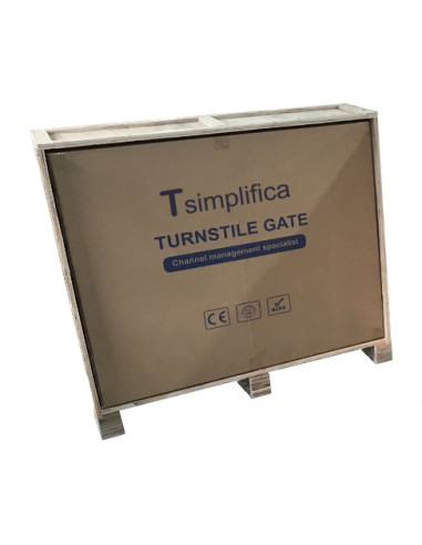 Portillo-pasillo motorizado de panel deslizante - 2 laterales