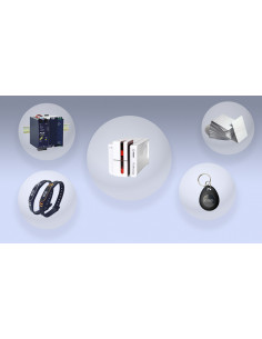 Servicio registro llaveros/tarjetas/pulseras RFID en terminal de proximidad