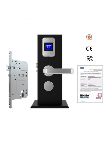 Cerradura Bluetooth segmentada para hoteles resistente al agua