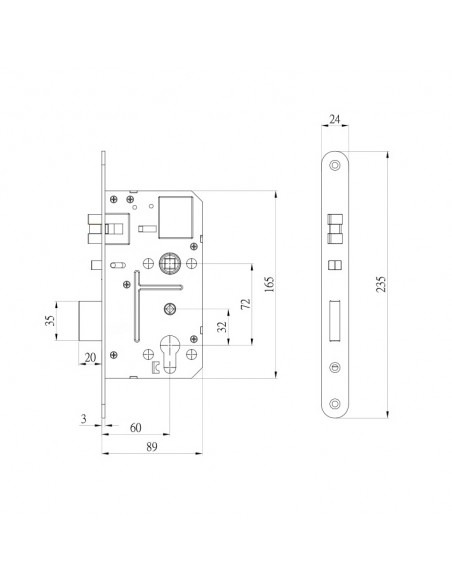 Cerradura Bluetooth segmentada para hoteles resistente al agua