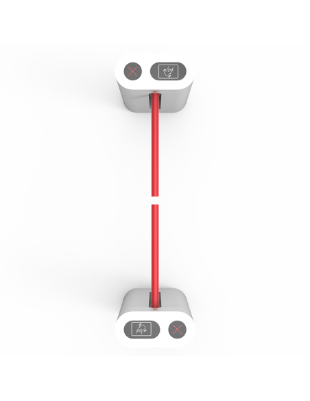 Torno con brazo escamoteable - 1 sentido de paso por torno