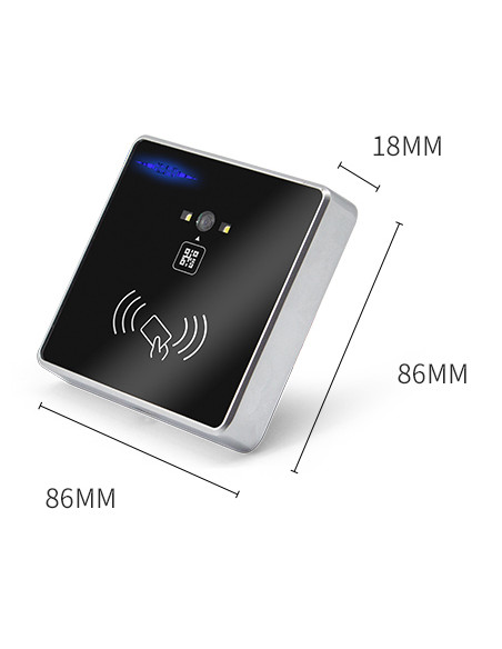 Lector QR + RFID (EM o NFC) Todo en uno - Superficie