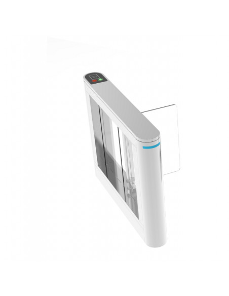 Portillo-pasillo motorizado de control de acceso peatonal