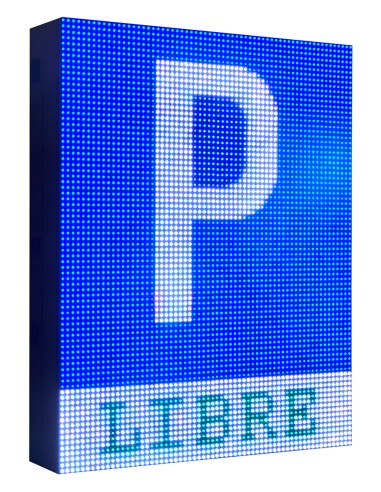 Cartel LED para aparcamientos gestionados LIBRE/COMPLETO