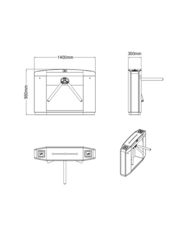 Torno motorizado personalizable en colores RAL