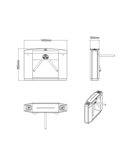 Torno motorizado personalizable en colores RAL