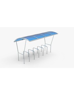Estructura con cubierta - Parking bicicletas