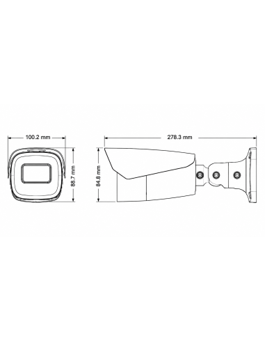 Cámara con lector de matrículas para control de accesos
