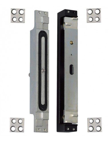 Cerradura electromagnética empotrable de cizalla 800 Kg.