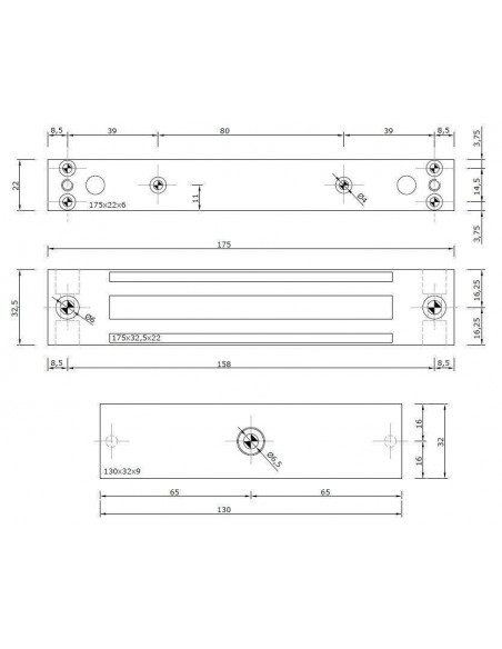 Cerradura Electrónica Inoxidable 180Kg