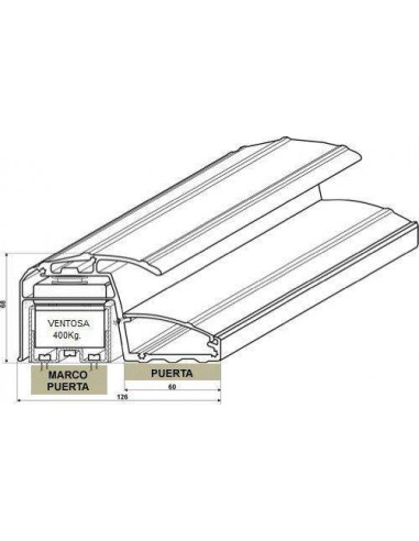Tirador Cierres Electromagnéticos Puertas