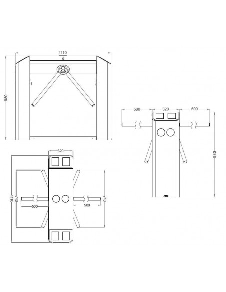 Torno de Paso de Barras Semi Automático
