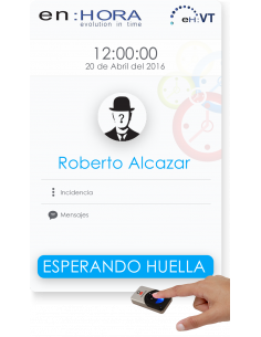 Programa para Fichar Teletrabajadores 100% Web. Conector en:HORA