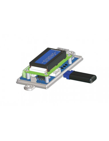 Receptor RF de 2 relés con display